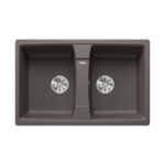 כיור מטבח לקסה 8 | LEXA 8 BLANCO - וולקנו גריי