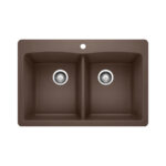 כיור בלנקו דיאמונד כפול DIAMOND Equal Double BLANCO | DIAMOND - קפה