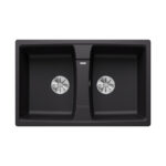 כיור מטבח לקסה 8 | LEXA 8 BLANCO - שחור