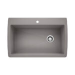 כיור בלנקו דיאמונד מקס DIAMOND MAX 1 BLANCO | DIAMOND MAX 1 - מיטאלק גריי