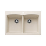 כיור בלנקו דיאמונד כפול DIAMOND Equal Double BLANCO | DIAMOND - סופט וויט