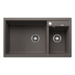 כיור מטבח מטרה 9 בלנקו | METRA 9 BLANCO - רוק גריי