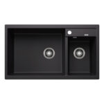 כיור מטבח מטרה 9 בלנקו | METRA 9 BLANCO - שחור