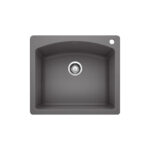 כיור בלנקו דיאמונד DIAMOND 1 BLANCO | DIAMOND 1 - מיטאלק גריי