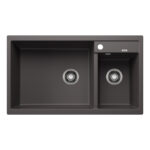 כיור מטבח מטרה 9 בלנקו | METRA 9 BLANCO - וולקנו גריי