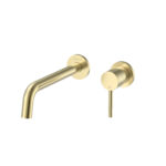 ברז קיר לכיור רחצה קארלוס | CARLOS B015A - זהב מוברש