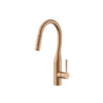 ברז לכיור מטבח קארלוס | CARLOS K816 - רוז גולד מוברש