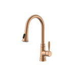 ברז לכיור מטבח קארלוס | CARLOS K121 - רוז גולד מוברש