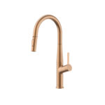 ברז לכיור מטבח קארלוס | CARLOS K543G - רוז גולד מוברש