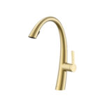 ברז לכיור מטבח קארלוס | CARLOS K114 - זהב מוברש