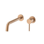 ברז קיר לכיור רחצה קארלוס | CARLOS B015A - רוז גולד מוברש