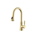 ברז לכיור מטבח קארלוס | CARLOS K121 - זהב מוברש