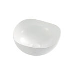 כיור חרס מונח 8707 CARLOS - לבן מבריק