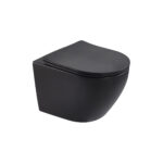 אסלה תלויה ומושב CARLOS GENIUS - שחור מט