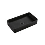 כיור מונח מלבני 8442 CARLOS - שחור מט