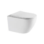 אסלה תלויה ומושב CARLOS SMART TORNADO - לבן מט