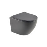 אסלה תלויה ומושב CARLOS GENIUS - לבן מט