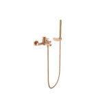 ברז קיר אמבטיה CARLOS SO903 - רוז גולד מוברש