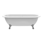 אמבטיה מונחת 168/74 סגנון מודרני קריסטל FALCONS CRYSTAL - לבן מבריק