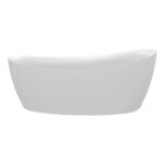 אמבטיה מונחת 160/70 סגנון מודרני לונה FALCONS LUNA - לבן מט