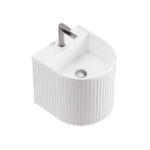 כיור אמבטיה ריזן | CARLOS VECTIS - לבן מט