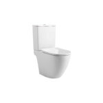 אסלת מונובלוק + מושב הידראולי CALROS LX-2903T-W - לבן